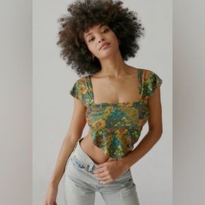 Urban Outfitters Jasmine Hanky Hem Top